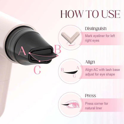 Pagevine Quick Winged Eyeliner Stamp 2-in-1