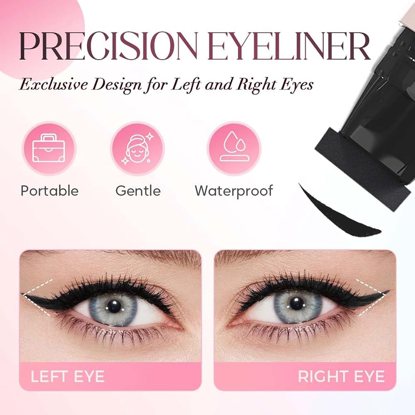 Pagevine Quick Winged Eyeliner Stamp 2-in-1
